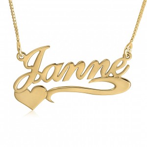 Name & Initial Heart Jewelry | Namefactory | Namefactory