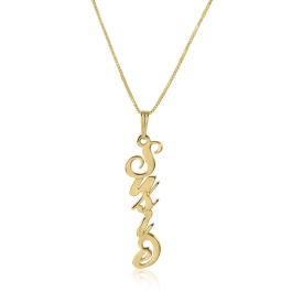 Vertical deals name pendant