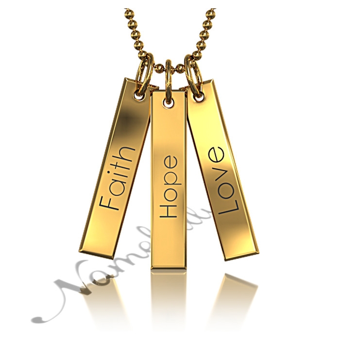 Cross of Faith Necklace {14K Gold} by Lisa Leonard Designs