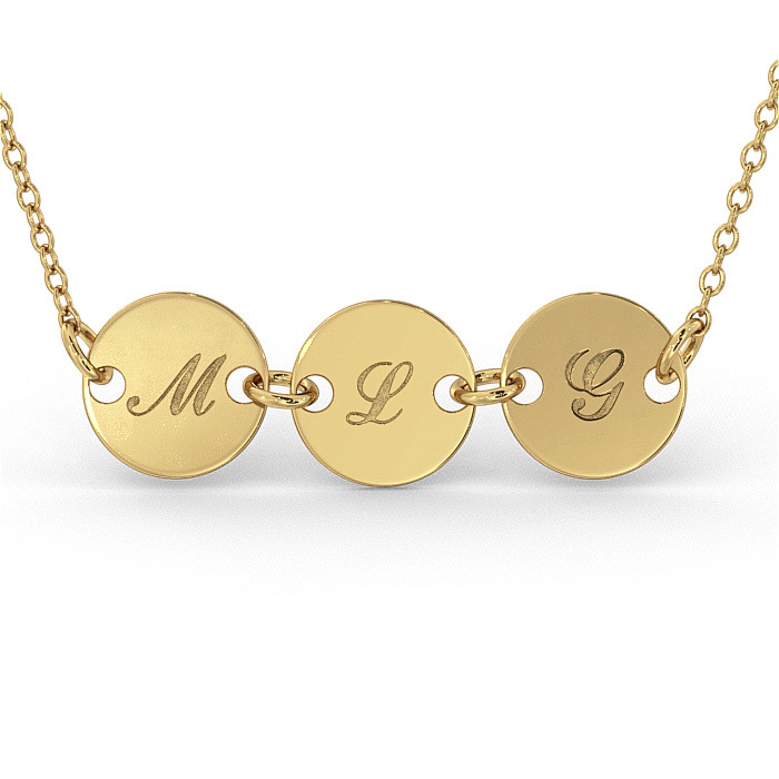 Multiple Initial Necklace